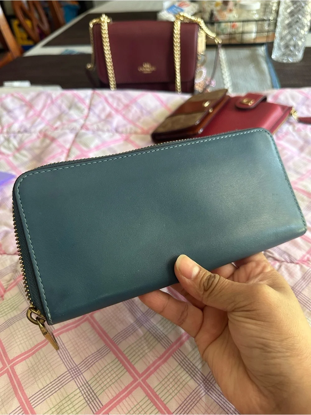Coach Accordion Zip Wallet